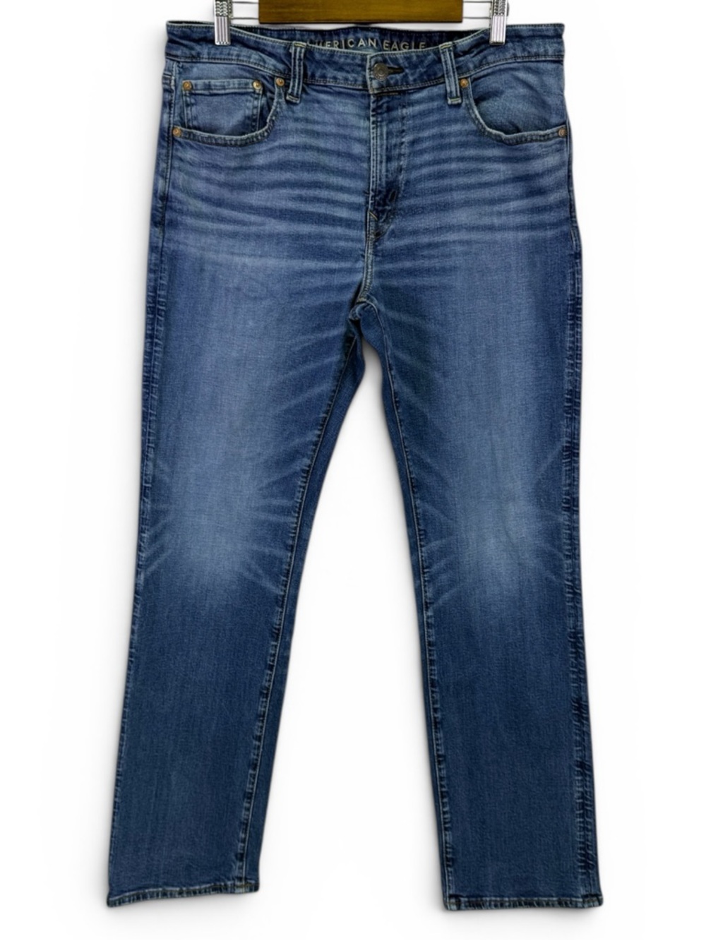 American Eagle Men's Original Bootcut Jeans Medium Wash Size 36x34
